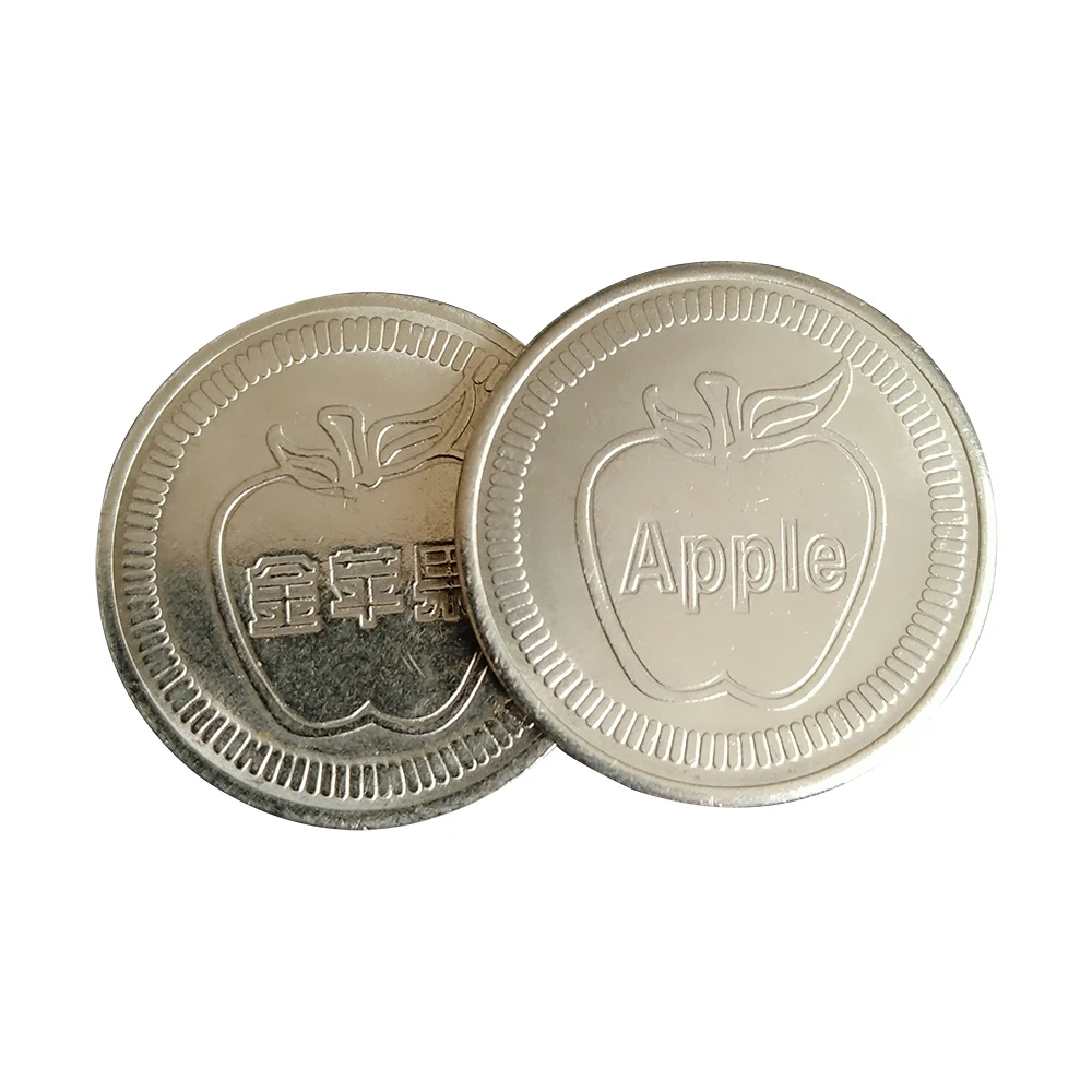 금속 아케이드 게임 토큰, 스테인레스 스틸 아케이드 게임 코인 토큰, 무료 배송, 100 개, 25mm-Freehip.co.kr