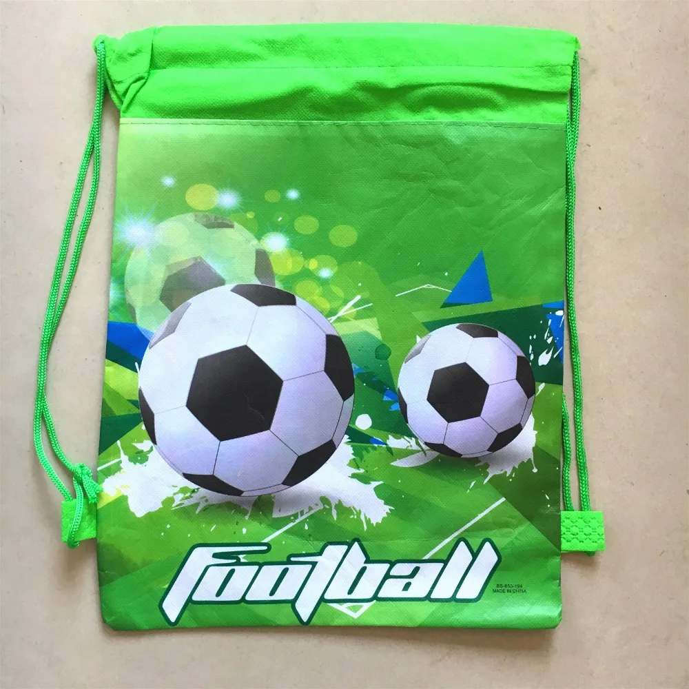 1 шт. футбольная Нетканая тканевая Подарочная сумка на шнурке для детей украшение