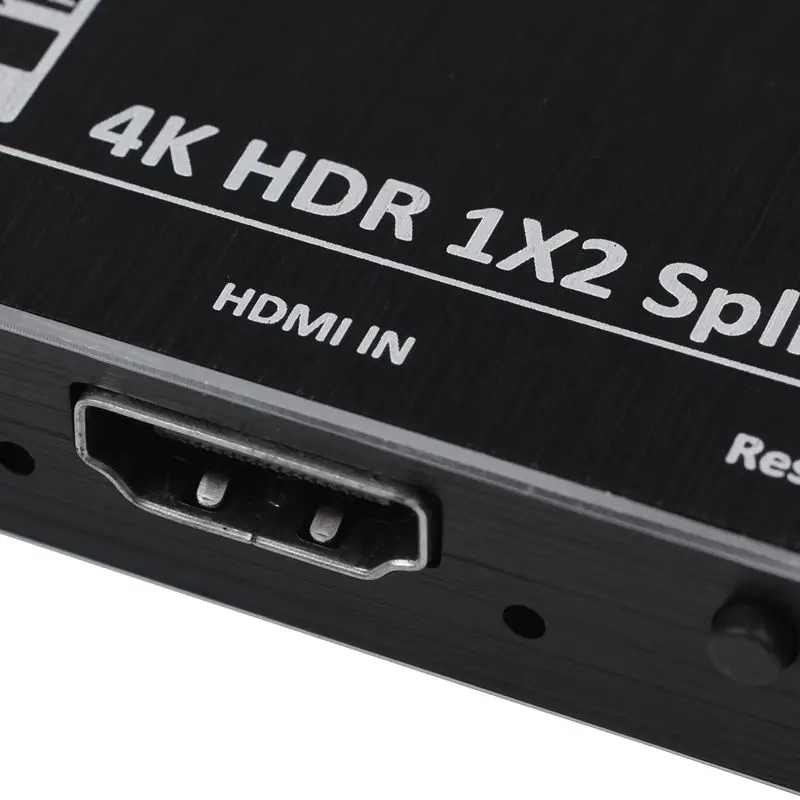 1 в 2 Выход HDMI разделитель ter 4K HDCP 2,2 1080P видео HDMI переключатель усилитель раздельный США штекер