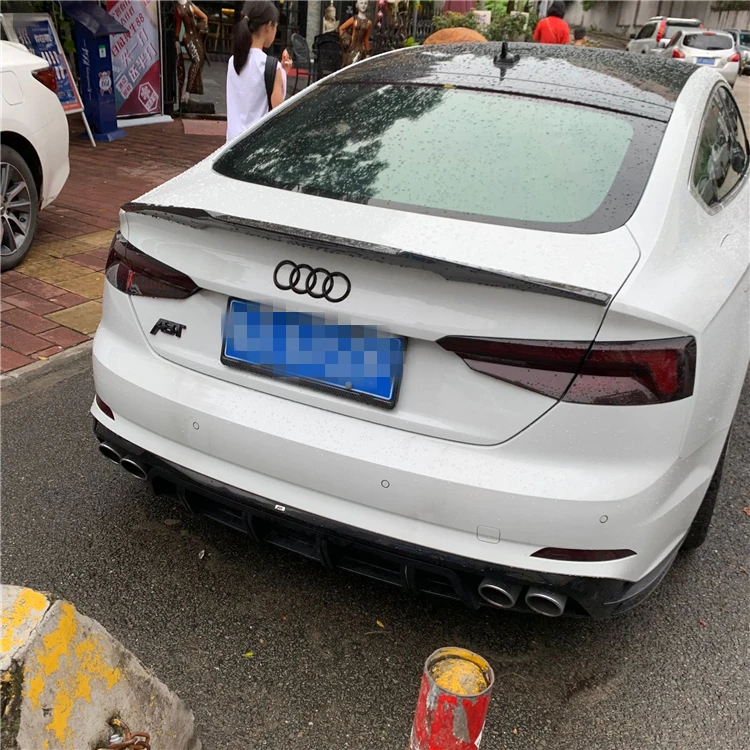 Для Audi A3 спойлер- высококачественный спойлер заднего крыла из углеродного волокна для Audi A3 A3L спойлер
