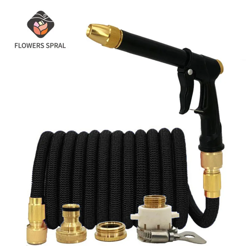 

Watering Hose Telescopic Garden Hose Wear-Resistant Antifreeze High-Pressure Car Wash Hose For Garden Drip Irrigation 25ft-150ft
