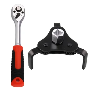 

Non Slip Chrome Vanadium Steel Removing Tool Ratchet Wrench Set Car Repair Auto Adjustable Universal Quick Release 3 Jaws