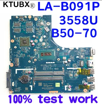 

ZIWB2 / ZIWB3 / ZIWE1 LA-B091P for Lenovo B50-70 B50-80 notebook motherboard CPU Pentium 3558U 100% test work