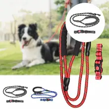 

Durable Pet Rope Firm Washable Pet Traction Rope Collar Kit Pet Leash Dog Leash 2Pcs/Set