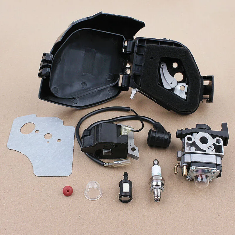 String Trimmer Carburetor Rebuilding Kit For Honda GX25 GX25N GX25NT HHT25S Ignition Coil Part