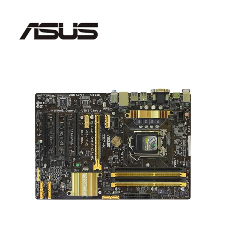Материнская плата Z87 Z87M LGA 1150 для Asus настольная материнская i7 i5 i3 DDR3 SATA3 USB3.0