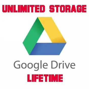 

Google Drive Unlimited Storage with Personal Gmail for Unlimited Time 100％Delivery Guarantee-Original Product