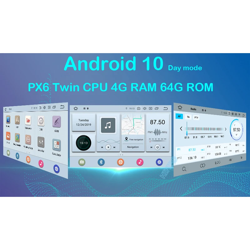 PX6 IPS DSP Android 10 4G Автомобильный GPS для VW Volkswagen Touareg T5 Transporter Multivan dvd плеер радио