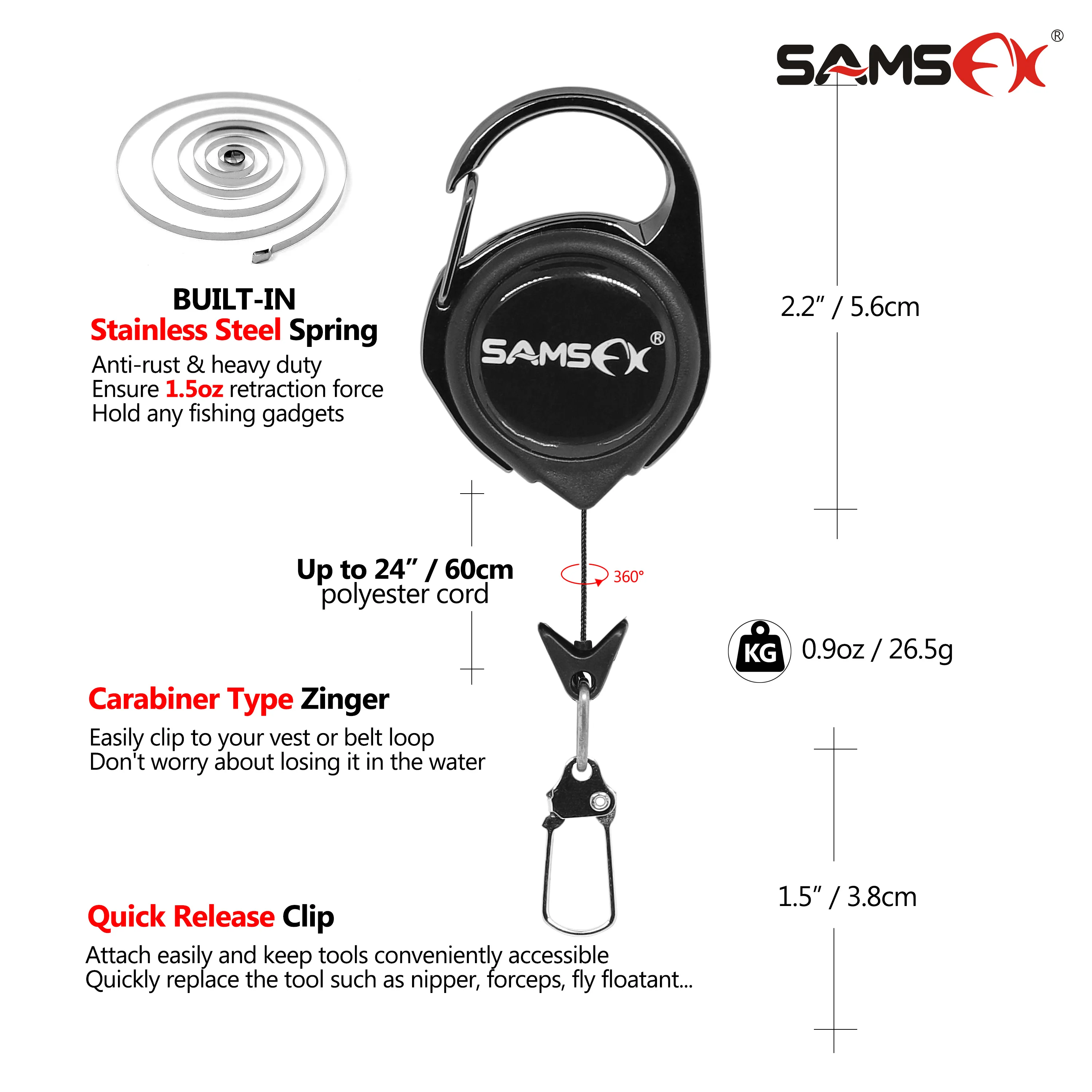 samsfx fishing quick knot tying tool