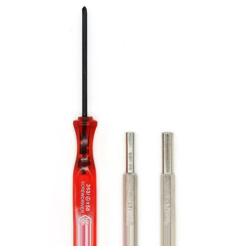 3 8 мм 4 5 три крыла безопасности бит отвертка для нэнда НЭС н64 игрового мальчика SEGA