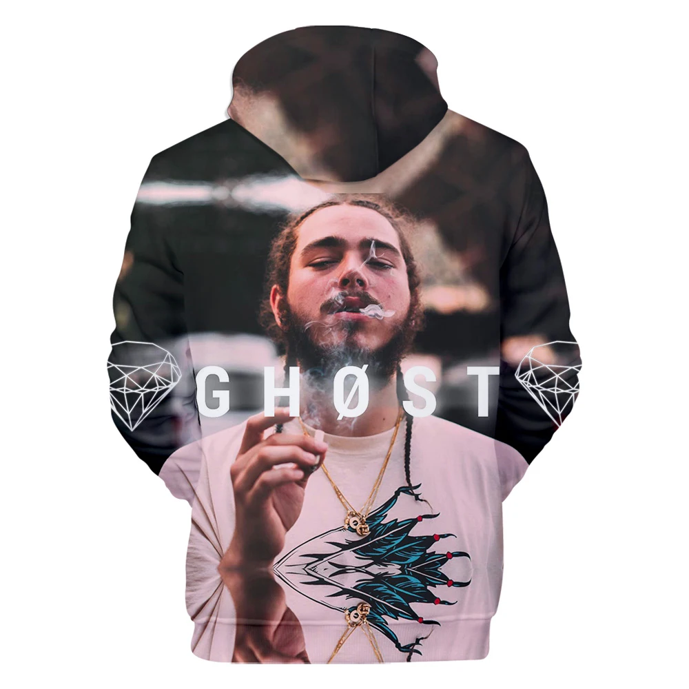 Singer post malone 3D толстовки для мужчин и женщин Новое поступление модный принт Harajuku Хип Хоп длинный рукав осень теплый пуловер толстовки