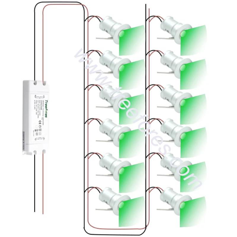 РЧ пульт дистанционного управления умные регулируемые 1W 12V светодиодная