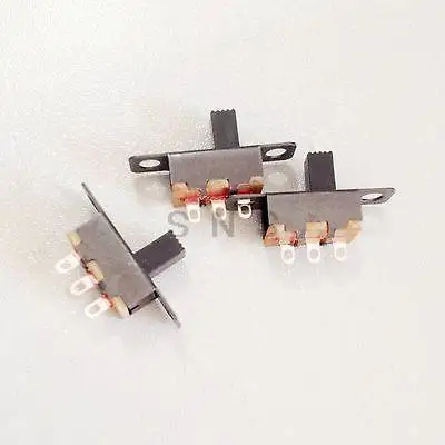 

50PCS/Lot Slide Switch SS-12F15G5 2 Position SPDT Panel Mini Vertical Solder Lug