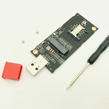 Сетевые карты USB Ethernet USIM адаптер NGFF M.2 ключ B к USB 3,0 карта для настольного ПК с sim-разъемом 6pin для модуля WWAN/LTE