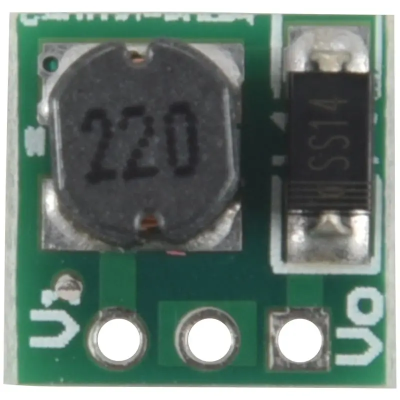 

0.9-5V To 5V DC-DC Step-Up Power Module Voltage Boost Converter Board 1.5V 1.8V 2.5V 3V 3.3V 3.7V 4.2V To 5V Green