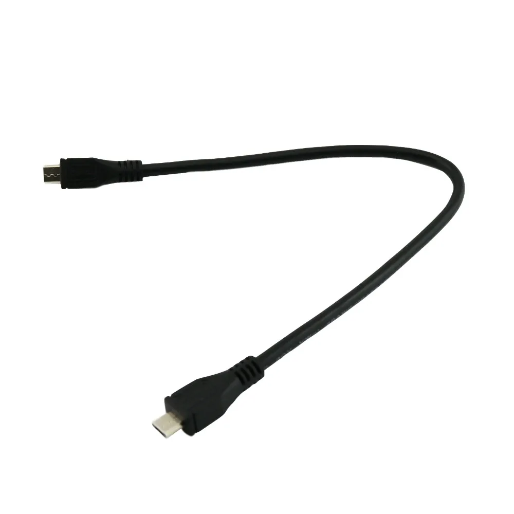 20x Micro USB 5 Pin B штекер для Micro 5 Pin USB штекер Адаптер для передачи данных конвертер штекер для мужчин и мужчин УДЛИНИТЕЛЬ шнур 25 см