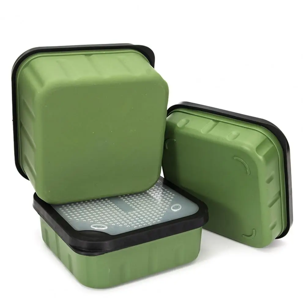 Lure Case Large Capacity Breathable Green Waterproof Fishing Lure Portable Bait Storage Box Multi-purpose Mixed Tray for Outdoor