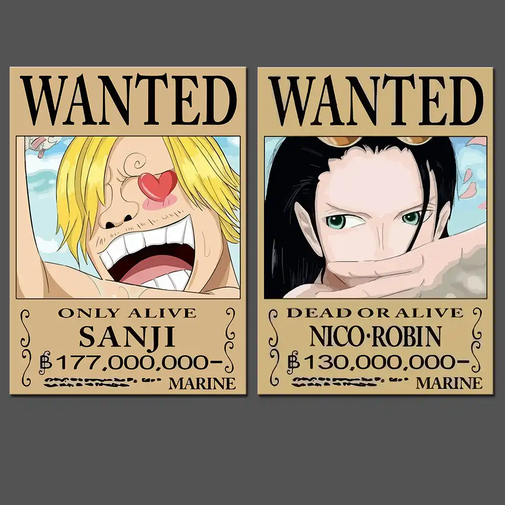 8 Pcs Lot One Piece Wanted Posters Newest Anime Poster Onepiece Luffy Ace Jinbe Nami Chopper Robin Zoro Sanji Usopp Franky Toys Aliexpress