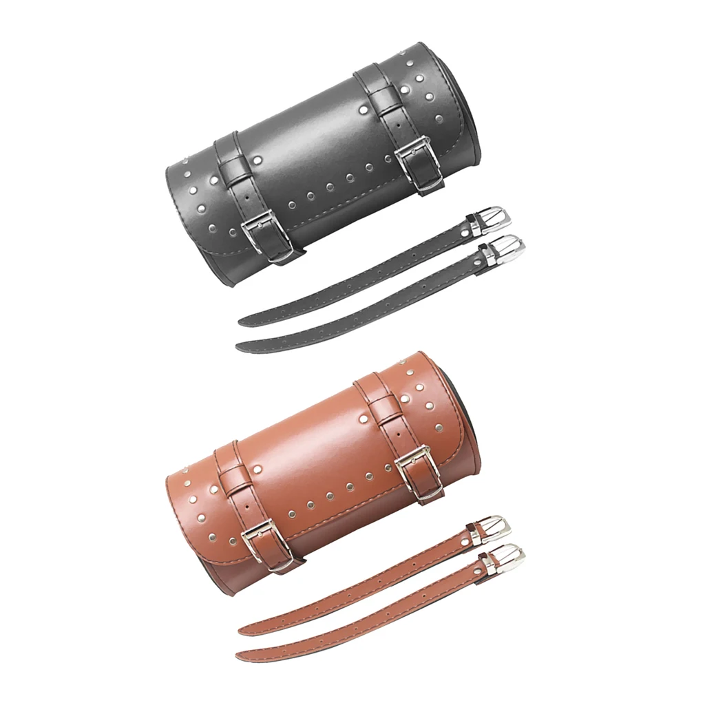 2x Motorcycle Tool Bag Waterproof Fork Toolbag For  11 Inch Motorbike