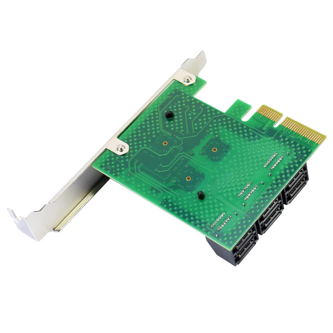 Pcie для Sata карта Pci-E адаптер Pci Express для Sata3.0 карта расширения 4 порта Sata Iii 6G для Ssd Hdd Ipfs Mining