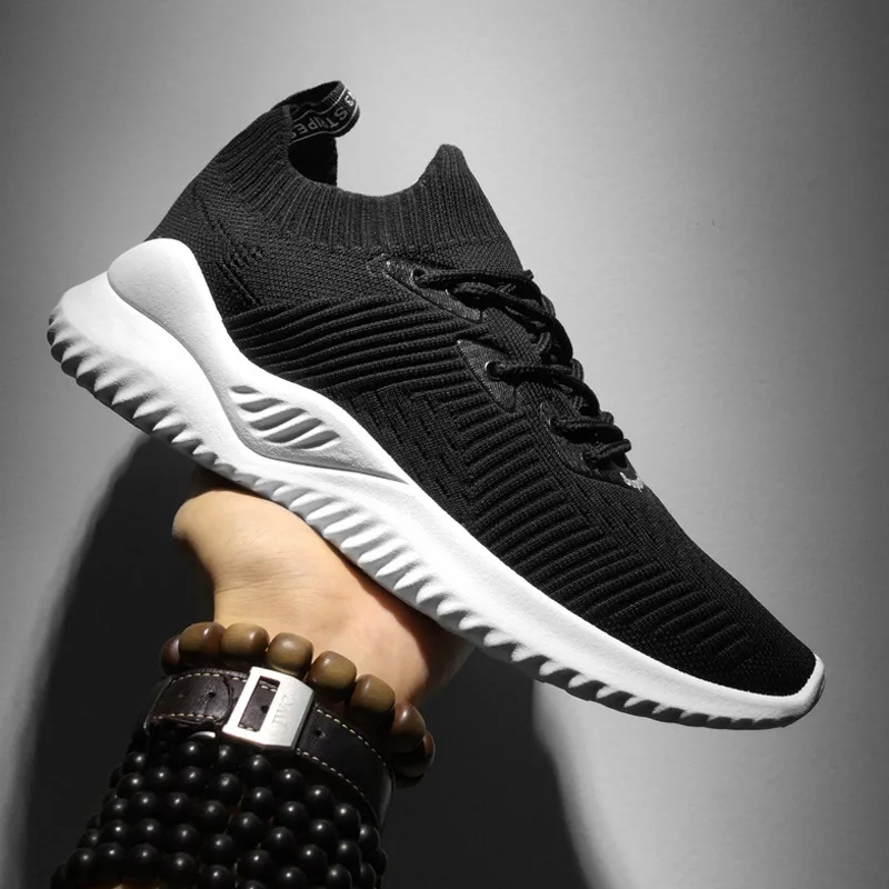 Горячая Распродажа Мужская обувь Flyknit Мужская дышащая Спортивная обувь для мужчин кроссовки Bounce для активного летнего спорта