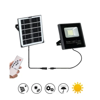 

51leds solar Light Outdoor smart on at night Waterproof Lighting For Garden Wall Four Modes Rotable Pole Lamp Newest floodlight