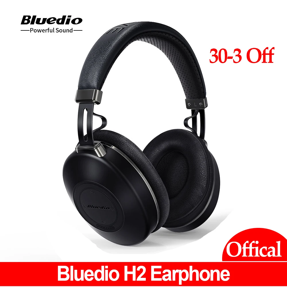 очки солнечного затмения оригинал Bluedio H2 Bluetooth наушники ANC и Беспроводной