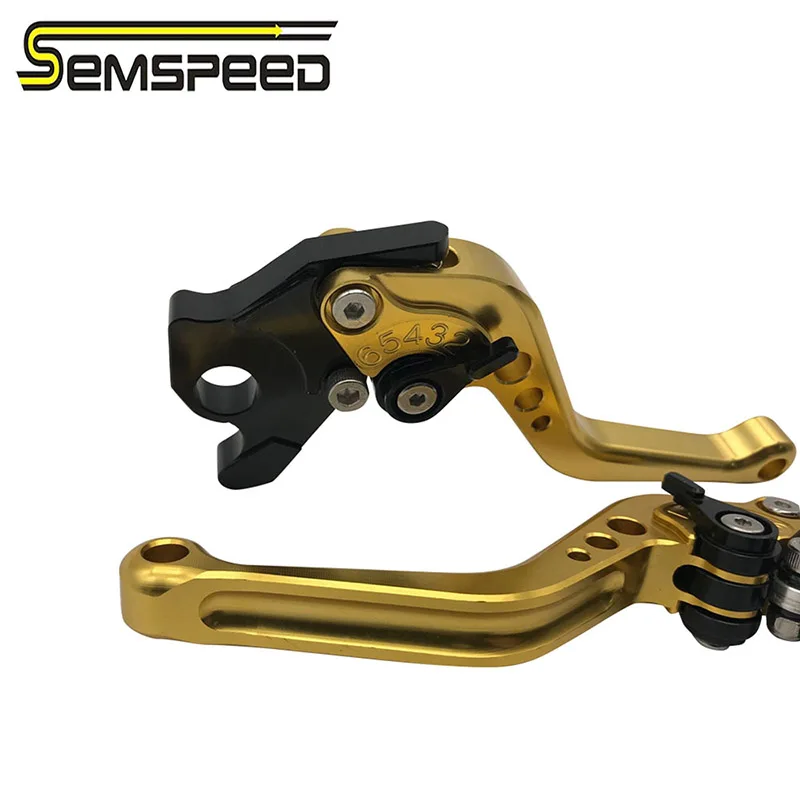 Рычаг сцепления тормоза Semspeed Мотоцикл CNC Алюминиевые Короткие тормозные рычаги для Honda ADV 150 adv 150