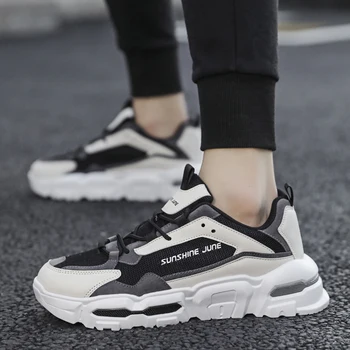 

2020 Fashion Korean-style Sports shoes Breathable daddy shoes New Style Running Casual men sneakers Shoes