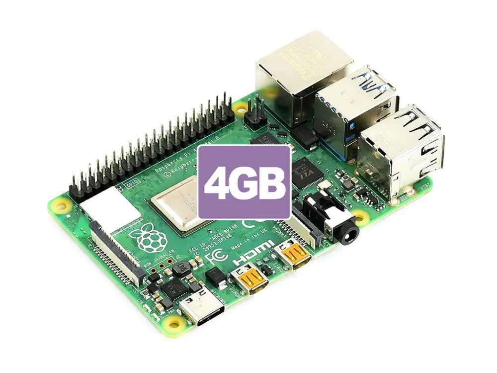 Billige Raspberry Pi 4 Modell B 4GB RAM, Vollständig Verbesserte
