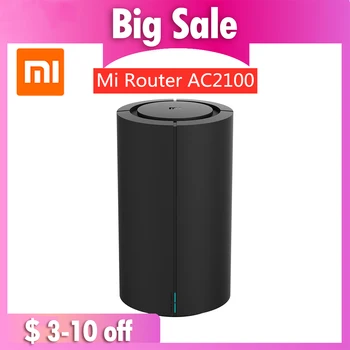 

Xiaomi Mi Router AC2100 Dual Frequency WiFi 128MB 2.4GHz 5GHz 360° Coverage Dual Core CPU Game Remote APP Control For Mihome