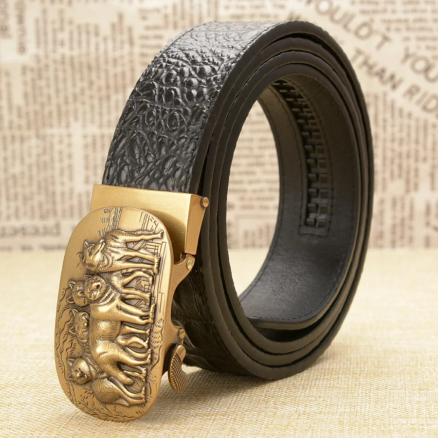 Factory Outlet Wolf Buckle Designer 