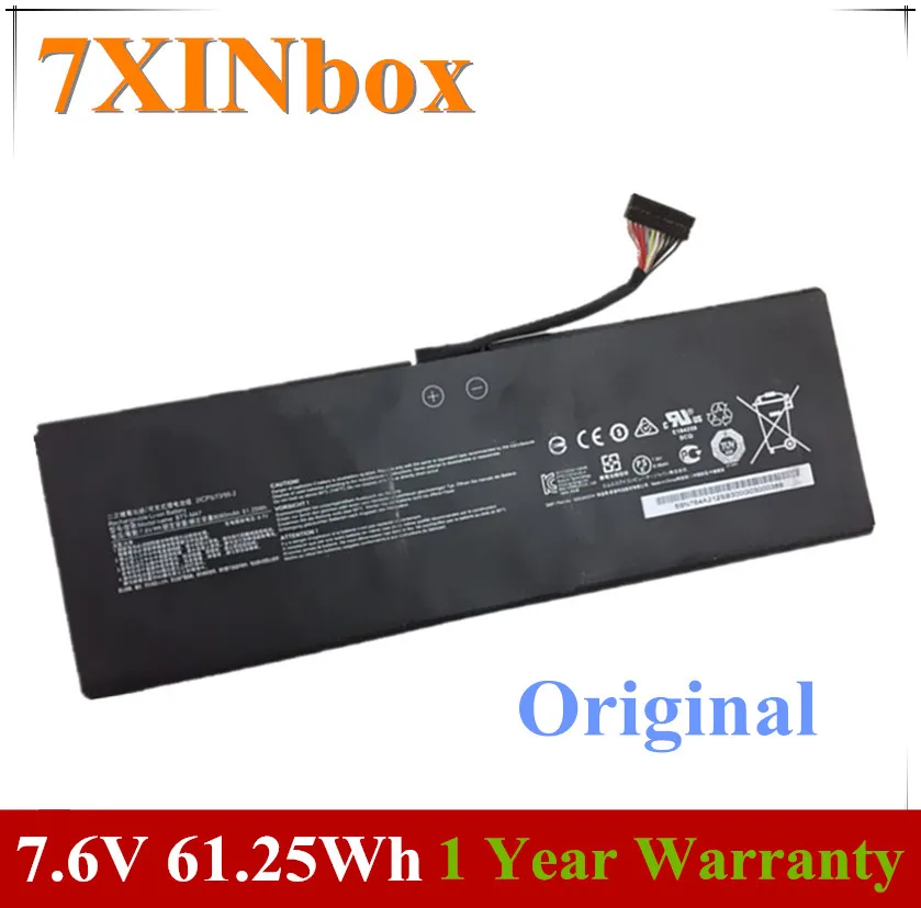 7XINbox 7,6 V 61.25Wh 8060 мА/ч, BTY-M47 ноутбук Батарея для MSI GS40 GS43 2ICP5/73/95-2, может использоваться как ноутбук, планшет