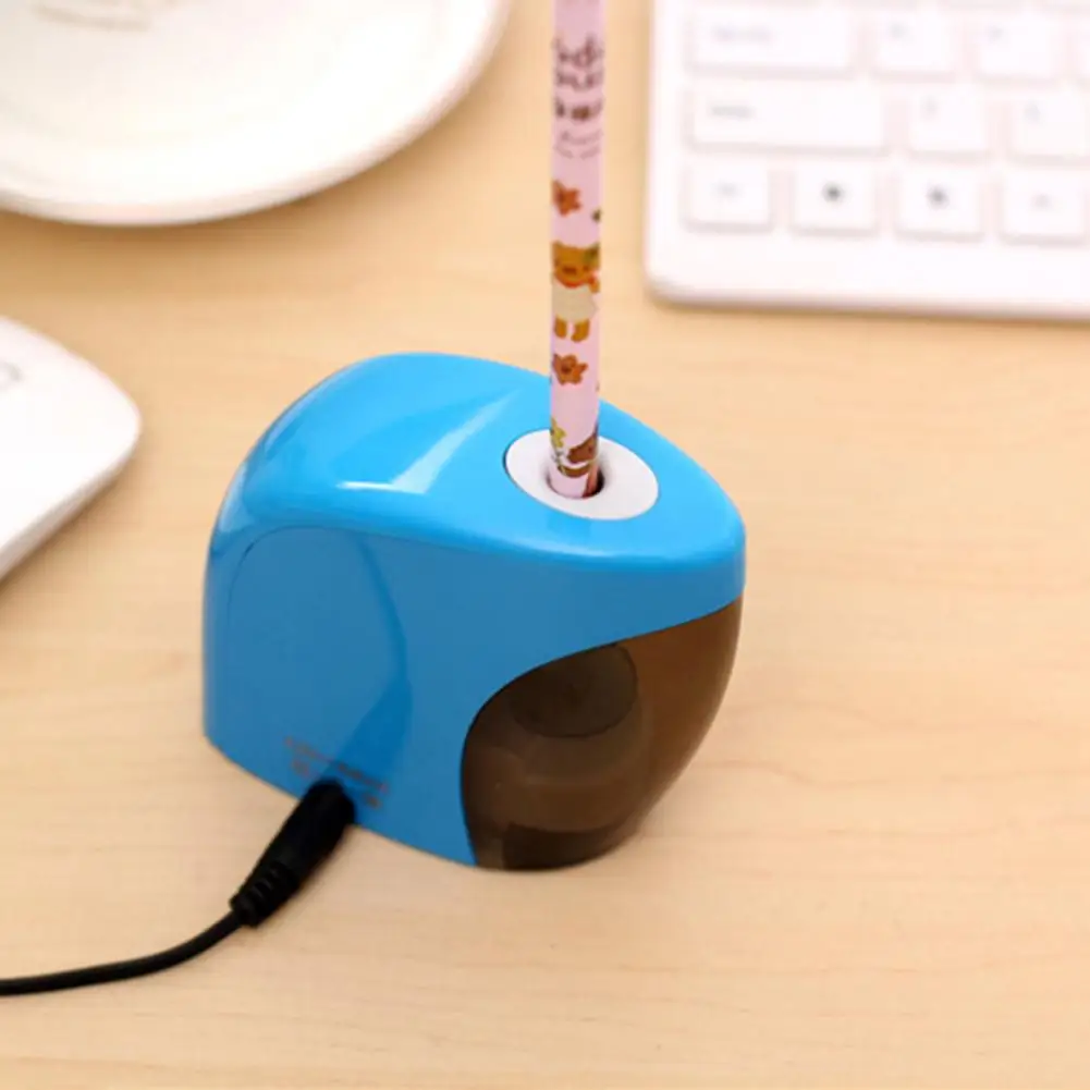 

Hot Portable Electric Auto Pencil Sharpener School Sharpener Stationery for NO.2(8mm) Pencils Battery/USB Charge