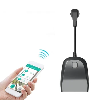 

Indoor Outdoor Smart Wireless WIFI Socket APP/Voice Control Dual Outlets IP44 Waterproof Socket Plugs Adaptors EU Plug