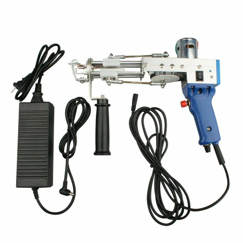 US $70.35 Electric Carpet Tufting Gun Hand Gun Carpet Weaving Flocking Machines Weaving Flocking Machines Loop Pile Cut Pile Td01 Td02