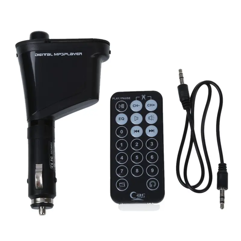 Автомобильный беспроводной USB SD MP3-плеер hands-free bluetooth fm-передатчик+ пульт дистанционного управления