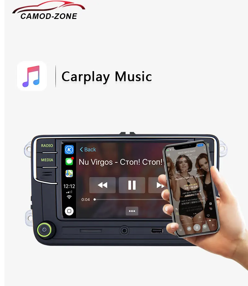 RCD330 Plus RCD330G зеленый светильник Carplay Noname Android авто автомобиль MIB радио 6RD 035 187B для VW Skoda Octavia Fabia Superb Yeti