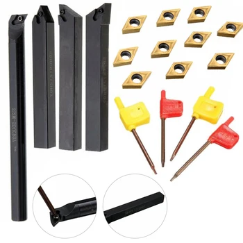 

18pcs Lathe Holder Boring Bar Carbide Insert Wrenches Metalworking Turning Tool