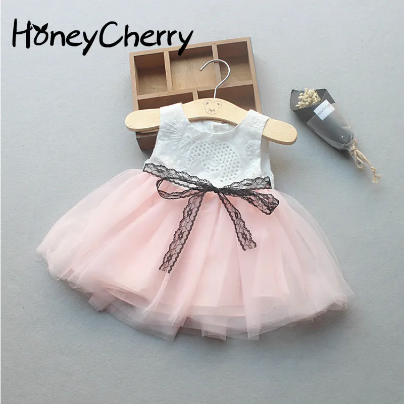 HoneyCherry/платье для девочек Детское летнее платье принцессы Вечерние платья на