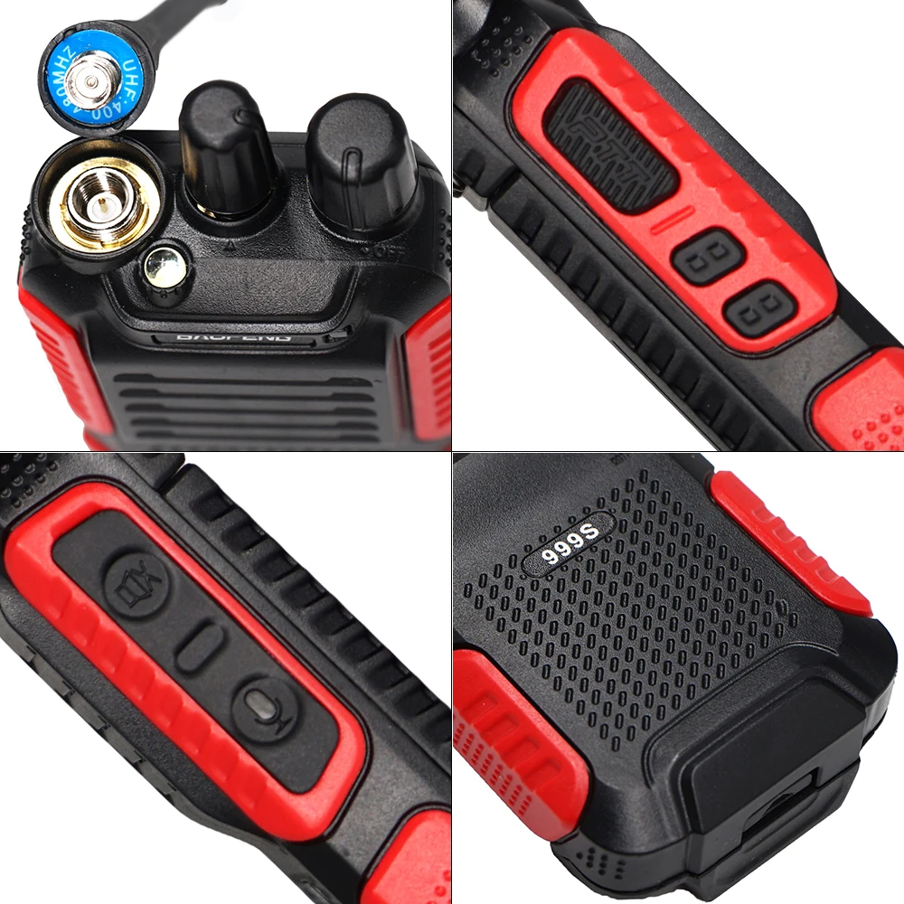 Baofeng BF 999S плюс иди и болтай Walkie Talkie “иди 5 Вт 1800 мА/ч Портативный CB Ham радио 10 км