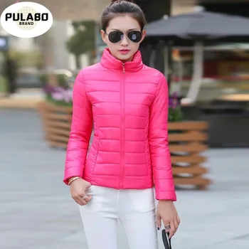 

Women Winter Jacket Warm Cotton Padded Parkas 2019 Spring Autumn Female Slim Coats Fashion Student Coats Jackets Big Promotion