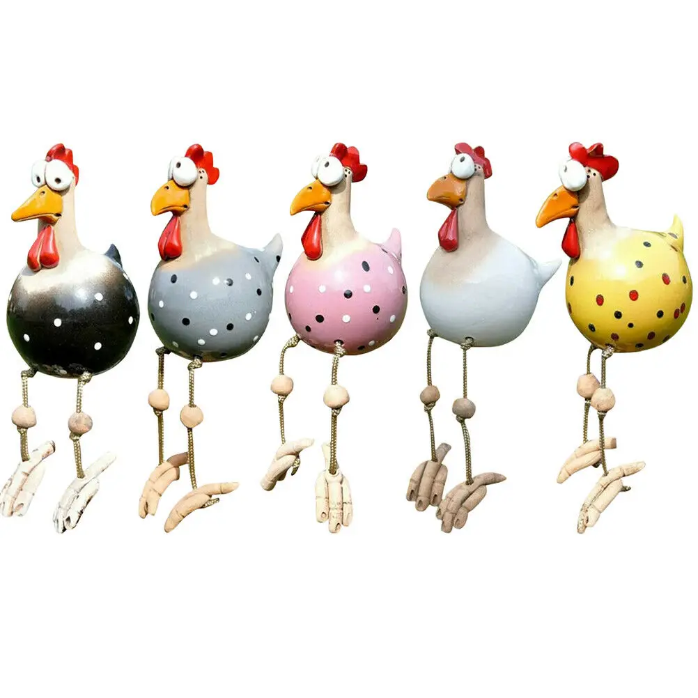 

Ceramic Chicken Hilde Garden Decoration Animal Figure Garden Plug Pottery Figure Handcraft Ornament decoration de jardin Jardin