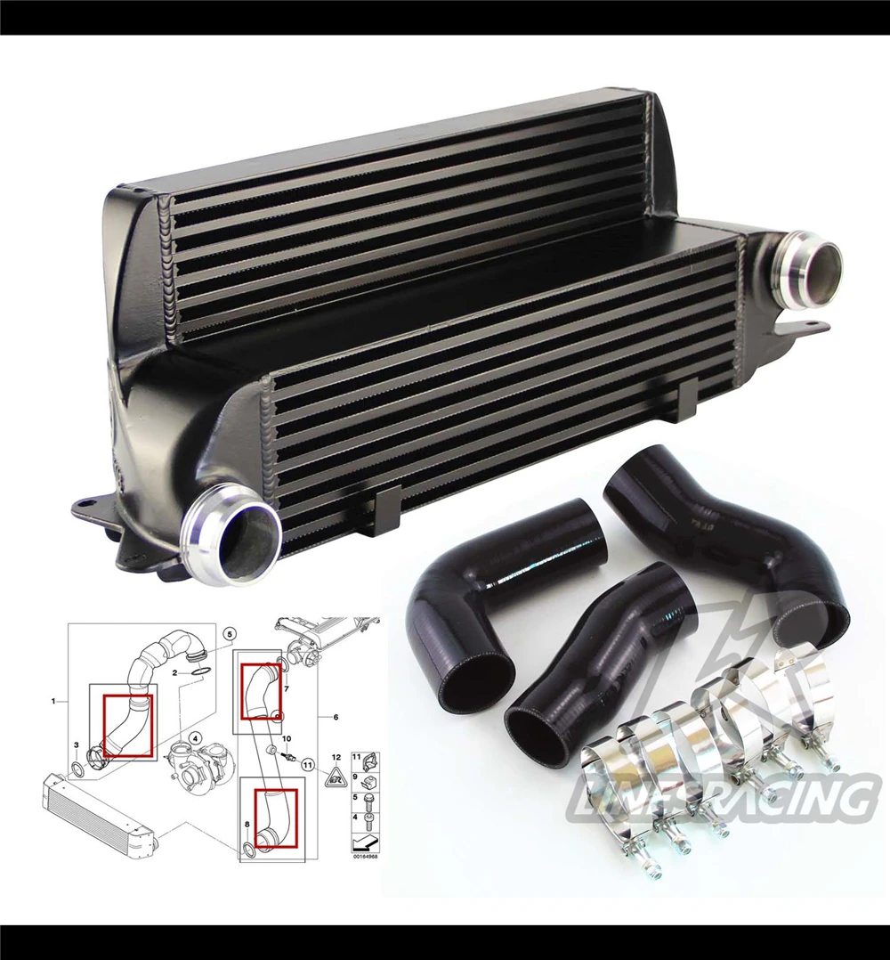 Силиконовый комплект шлангов Turbo EGR для интеркулера подходит BMW E60 E61 5 Series 530d 525d| |
