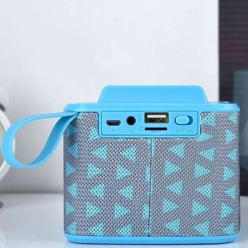 Портативный bluetooth-динамик с крепким ремешком, подставка для телефона, громкий звук, беспроводной сабвуфер