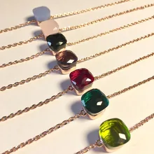 Роскошный брендовый сильный эффектный Модный яркий цветной граненый Кристальный браслет для женщин