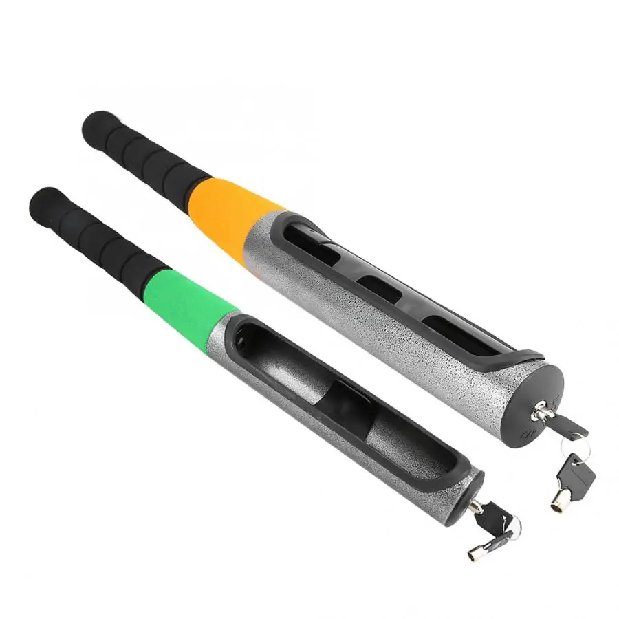 

Thickened Baseball Bat Anti-theft Security Safety Steering Wheel Lock with Keys