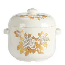 Керамическая плита, кастрюля для тушения воды, керамический горшок для молока, суповая кастрюля, Детская кастрюля на пару с крышкой, размер тушеного кастрюли, кастрюли и кастрюли, Набор