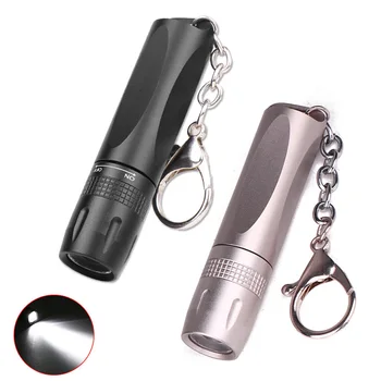 

Mini Led T6 flashlight Ultra Bright pocket led torch Waterproof Outdoor Camping light use AA 14500 Battery Keychian Flashlight