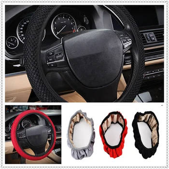 

universal summer Car Steering wheel Cover Anti-Slip net Breathable Auto for Ford C-MAX Flex B-MAX Atlas Five FG F-350 F-250